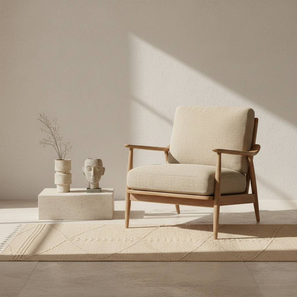 Tapis de couloir Zanafi 310 x 84cm - Beige