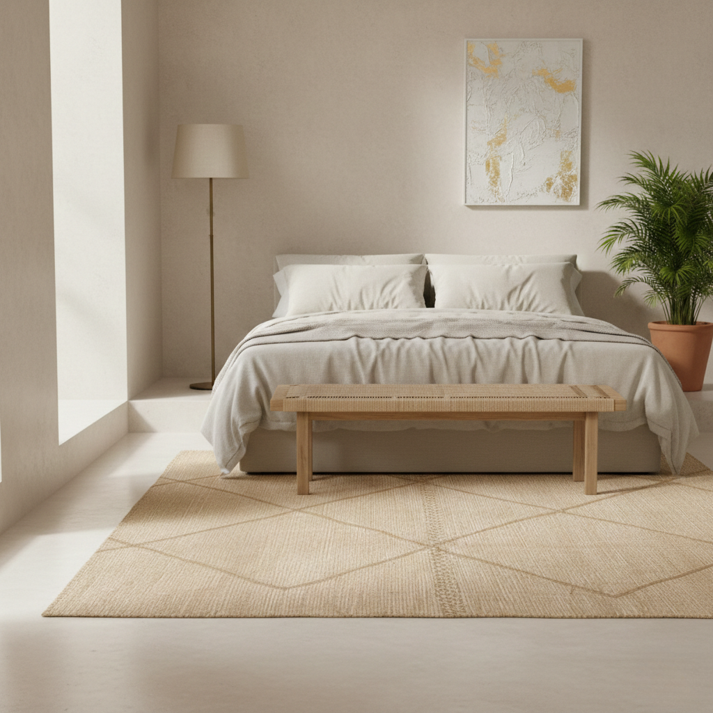Tapis berbère Zanafi 313 x 186cm - Beige