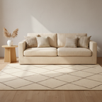 Tapis berbère Kilim - Géométrique marron