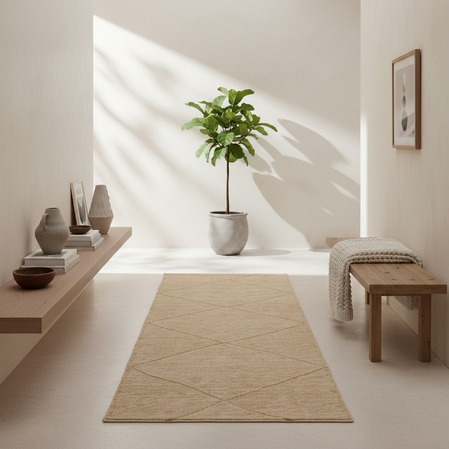 Tapis de couloir Zanafi - Beige