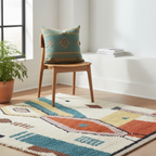 Tapis Berbère Boujaad Coloré