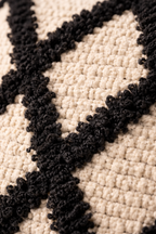 Coussin Berbère Fait Main – Motif Losanges