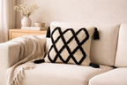 Coussin Berbère Fait Main – Motif Losanges