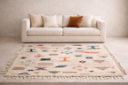 Tapis Kilim  - Symboles berbères multicolores