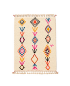 Tapis berbère Azilal - Dessins multicolores