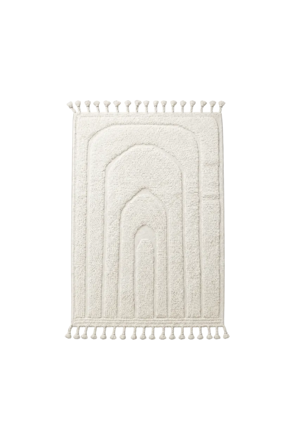 Tapis Béni Ouarain blanc - Arche