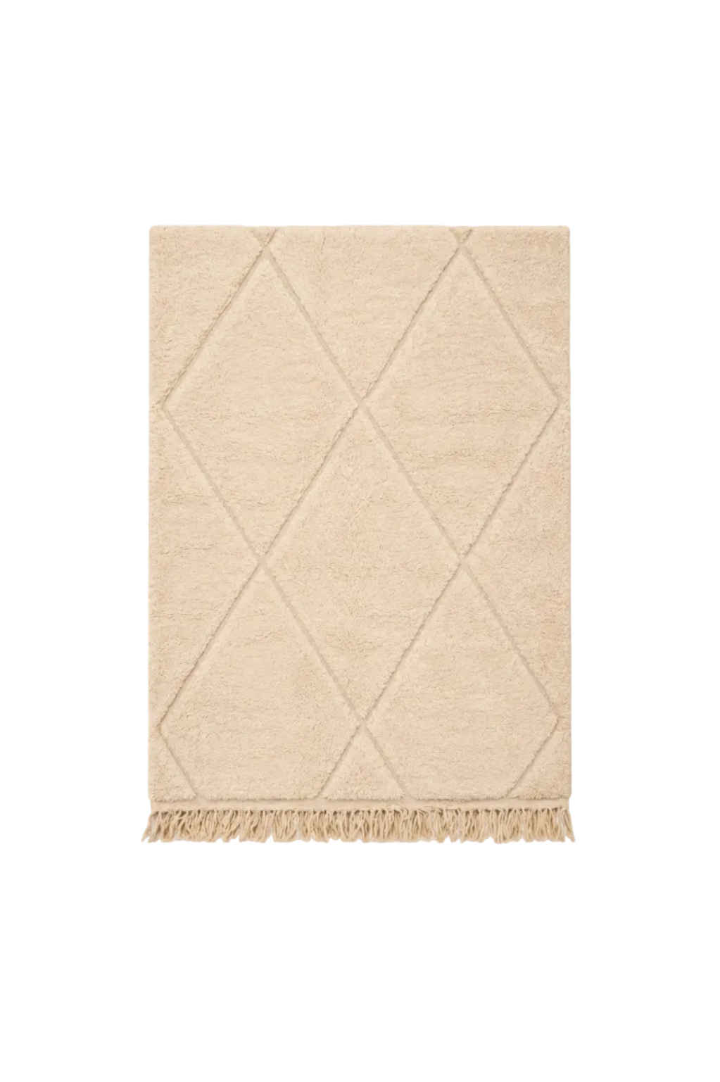 Tapis Béni Ouarain - Écru