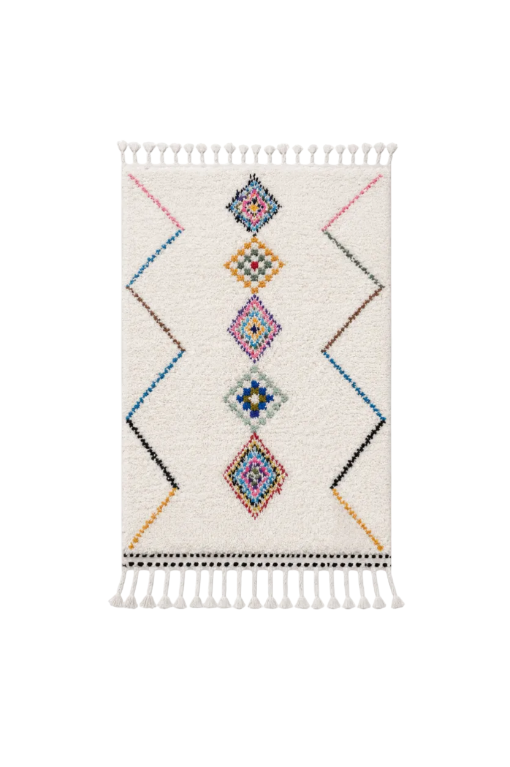 Tapis berbère Azilal - Dessins multicolores