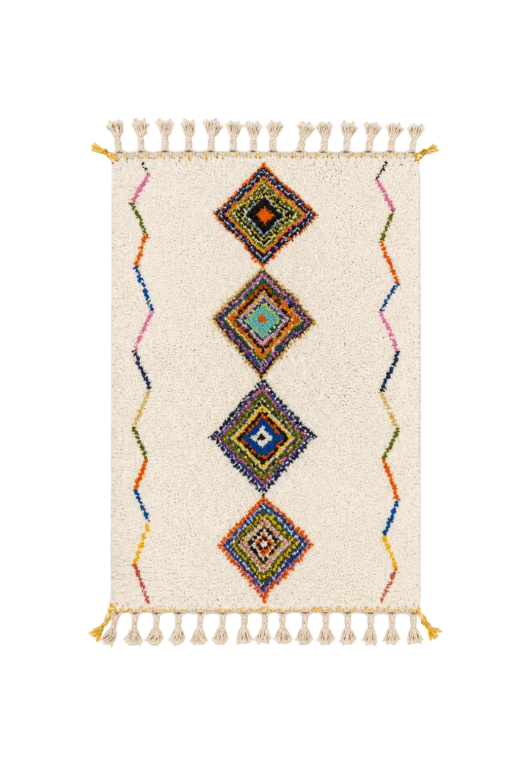 Tapis berbère Azilal - Dessins multicolores