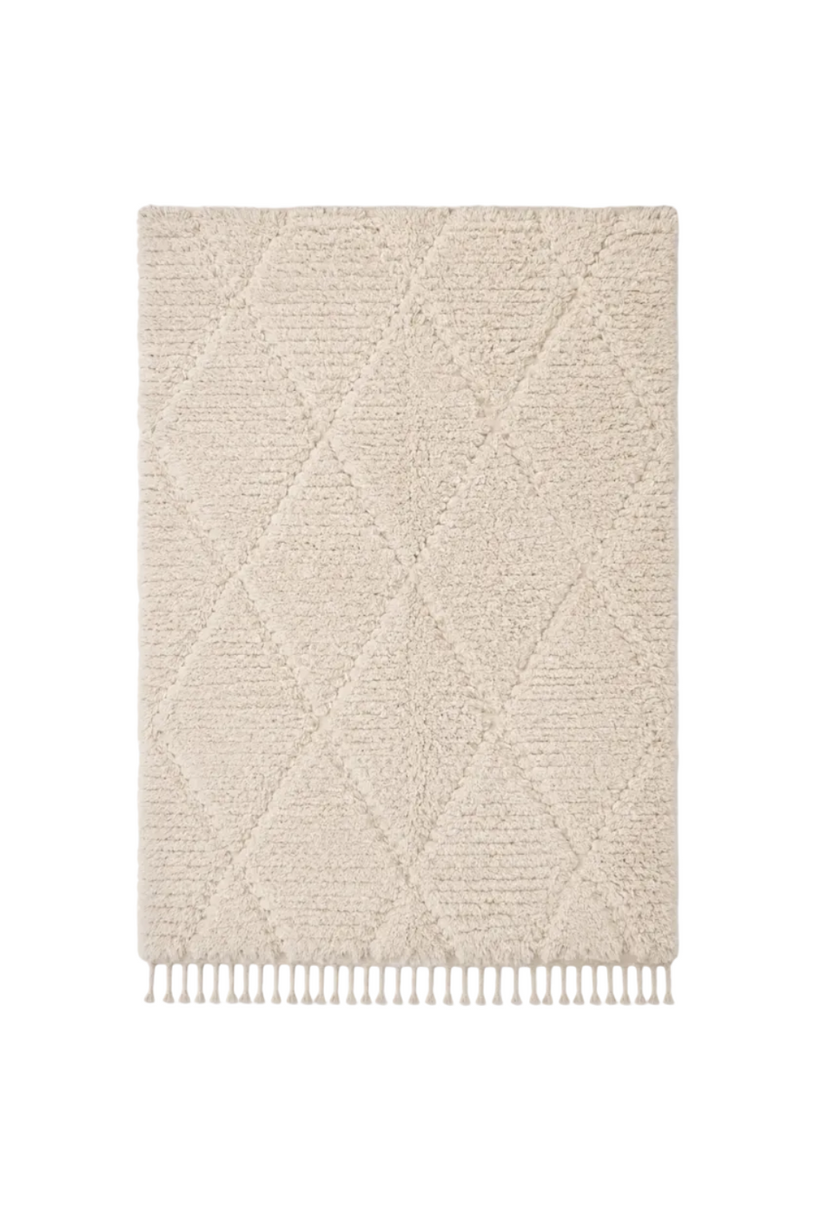 Tapis Berbère Beni Ouarain blanc