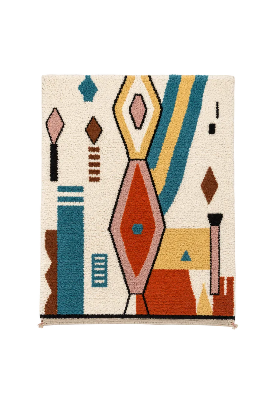 Tapis Berbère Boujaad Coloré
