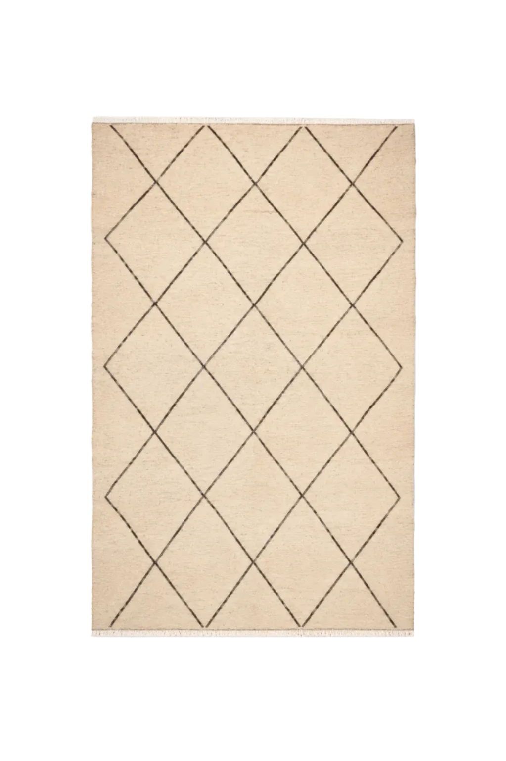 Tapis berbère Kilim - Géométrique marron
