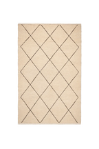 Tapis berbère Kilim - Géométrique marron