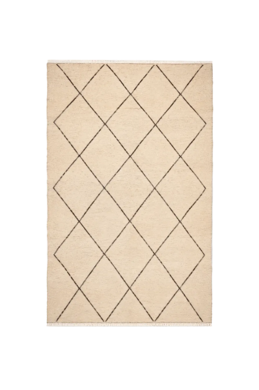 Tapis berbère Kilim - Géométrique marron