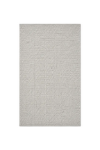 Tapis boule de laine Tissé main - Gris clair