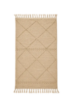 Tapis Zanafi - Beige motifs géométriques