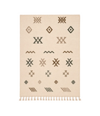 Tapis Kilim - Symboles berbères tons naturels