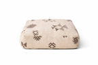Pouf Kilim - Symboles berbères grège