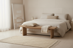 Tapis Zanafi - Beige motifs géométriques