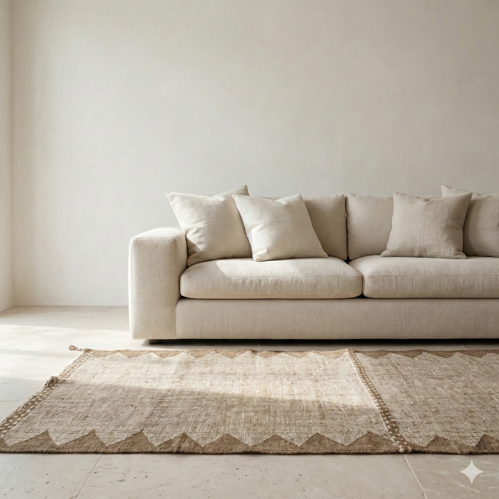 Tapis de couloir Zanafi 338 x 89cm - Marron