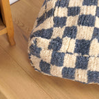 Pouf Béni Ouarain - Damier gris