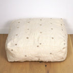 Pouf Kilim - Pois beige