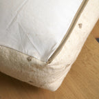 Pouf Kilim - Pois beige