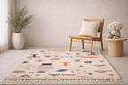 Tapis Kilim  - Symboles berbères multicolores