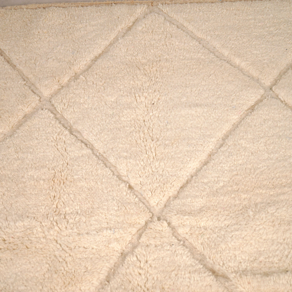 Tapis Béni Ouarain 235 x 150cm - Écru