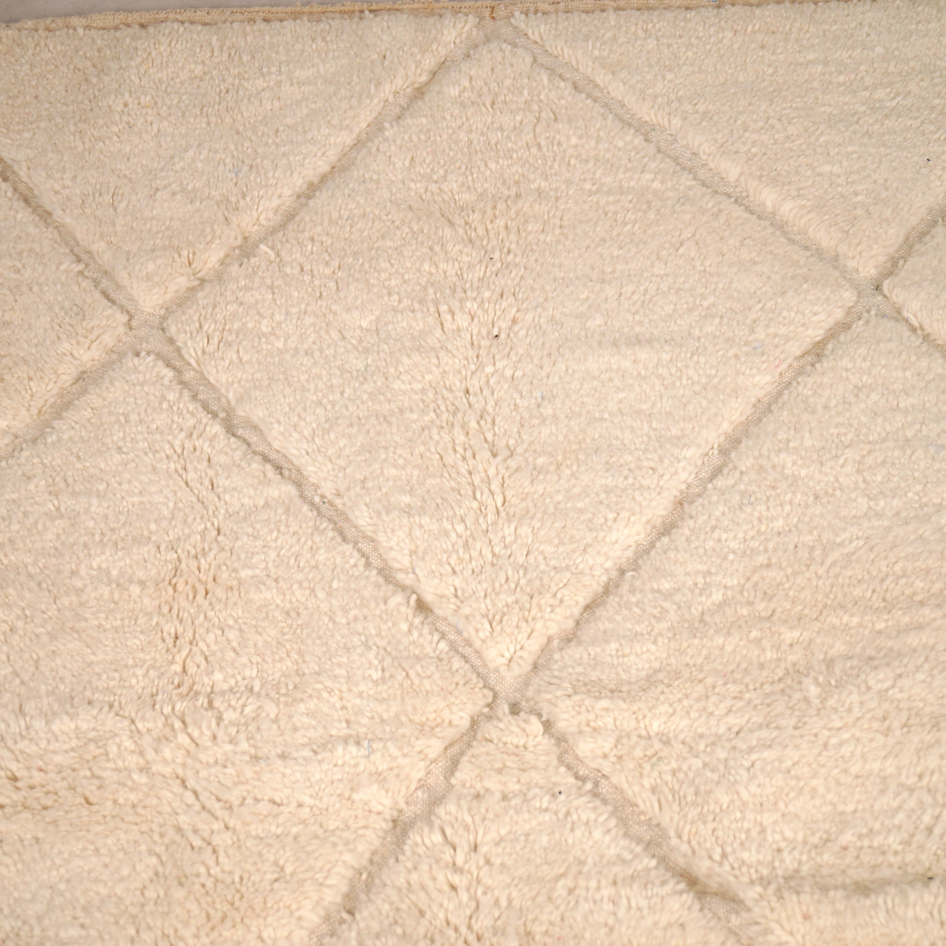 Tapis Béni Ouarain 235 x 150cm - Écru