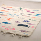 Tapis Kilim  - Symboles berbères multicolores