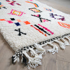 Tapis berbère Azilal - Dessins multicolores