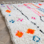 Tapis berbère Azilal - Dessins multicolores