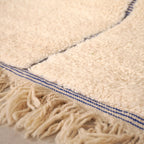 Tapis Béni Ouarain - Géométrique bleu majorelle
