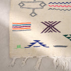 Tapis Kilim  - Symboles berbères multicolores