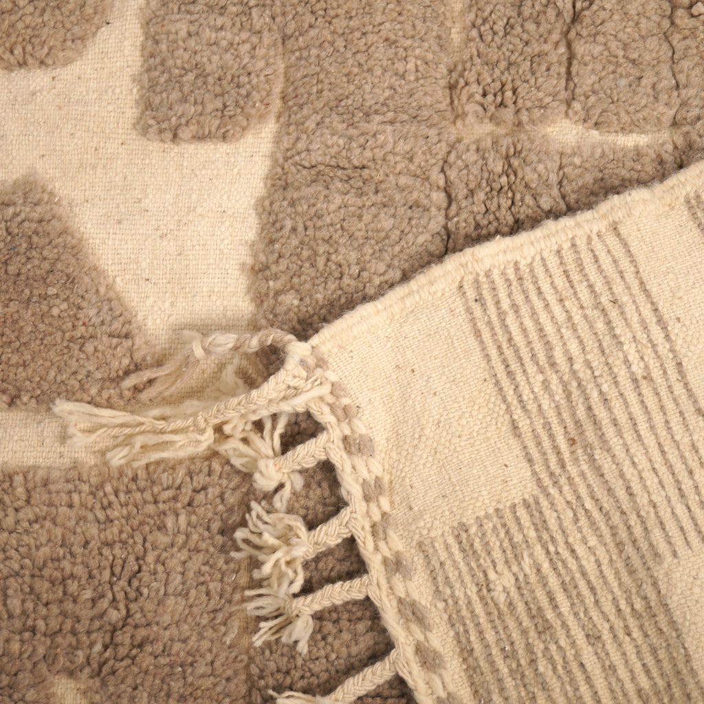 Tapis Mrirt 220 x 160 cm - beige motifs géométriques