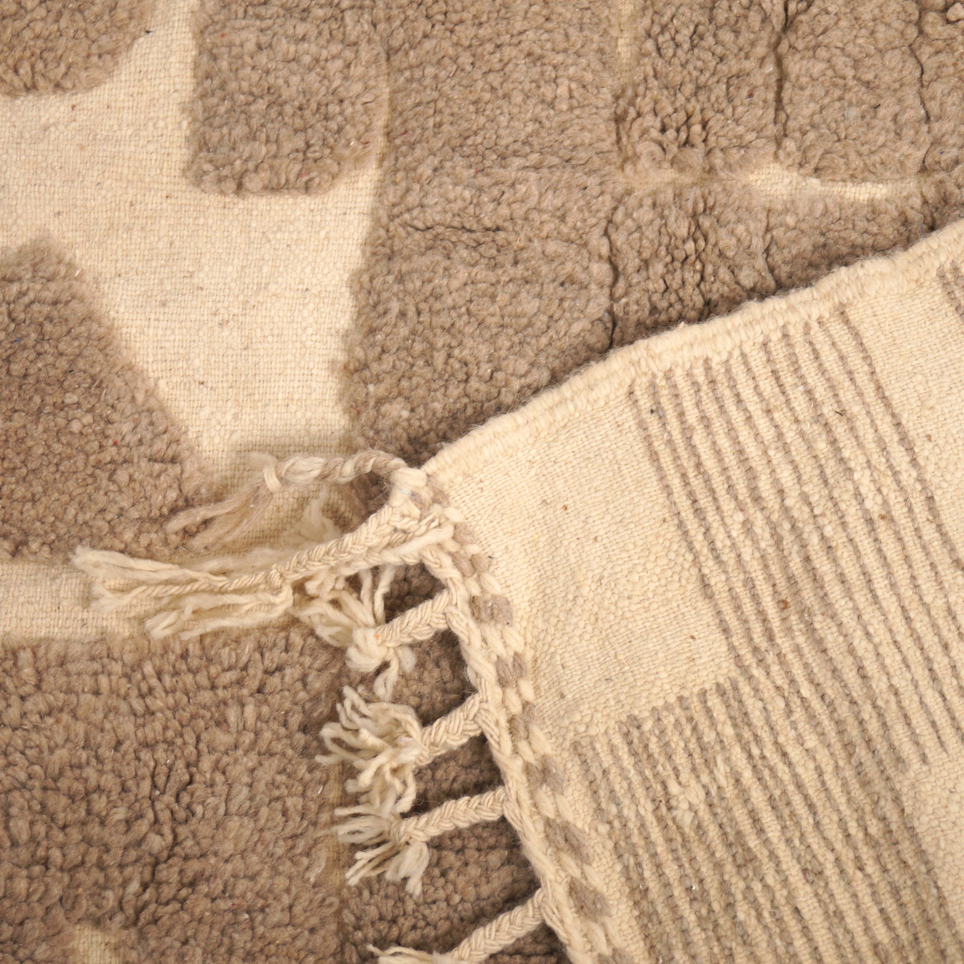 Tapis Mrirt 220 x 160 cm - beige motifs géométriques