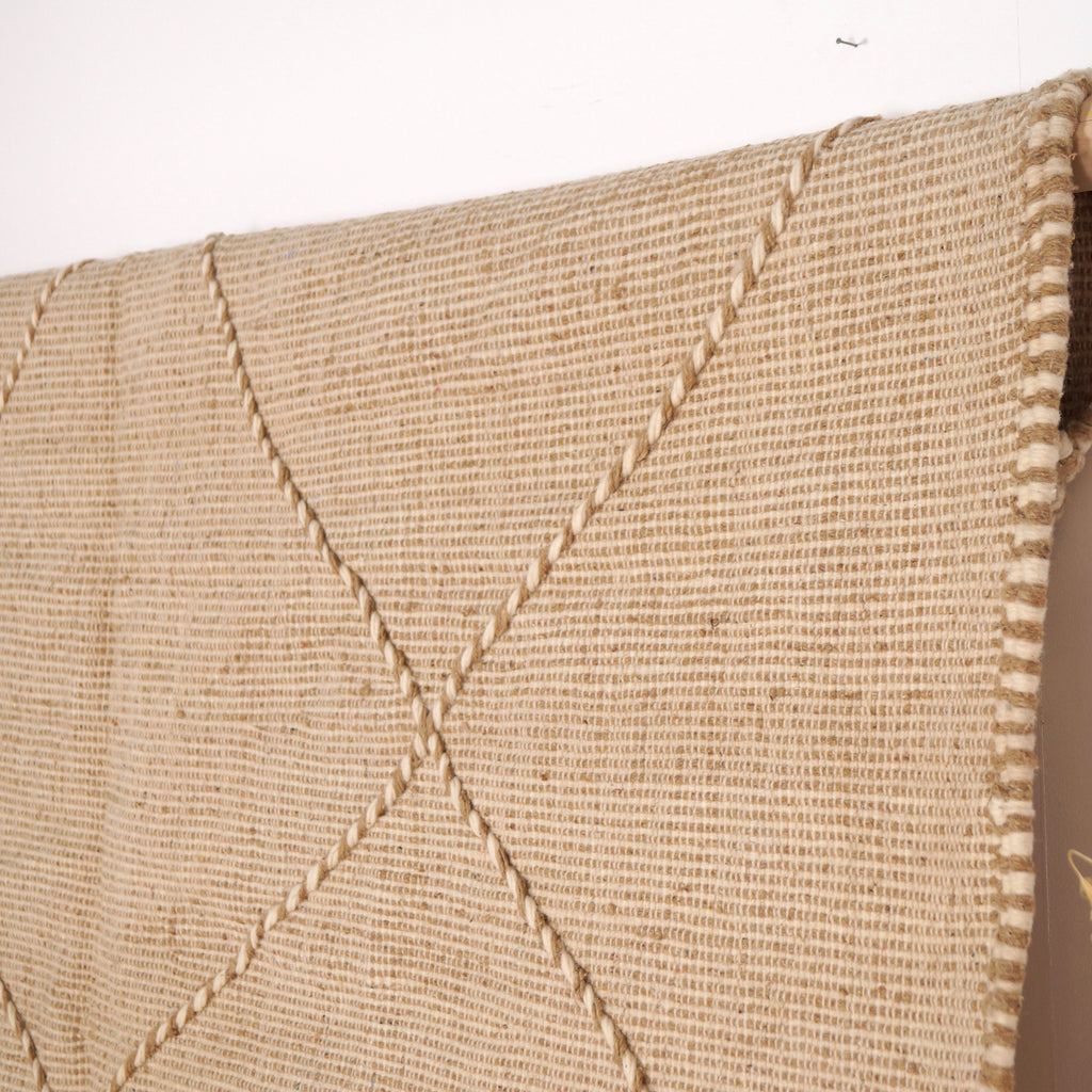 Tapis Zanafi 220 x 160 cm  - Beige Motifs Losange