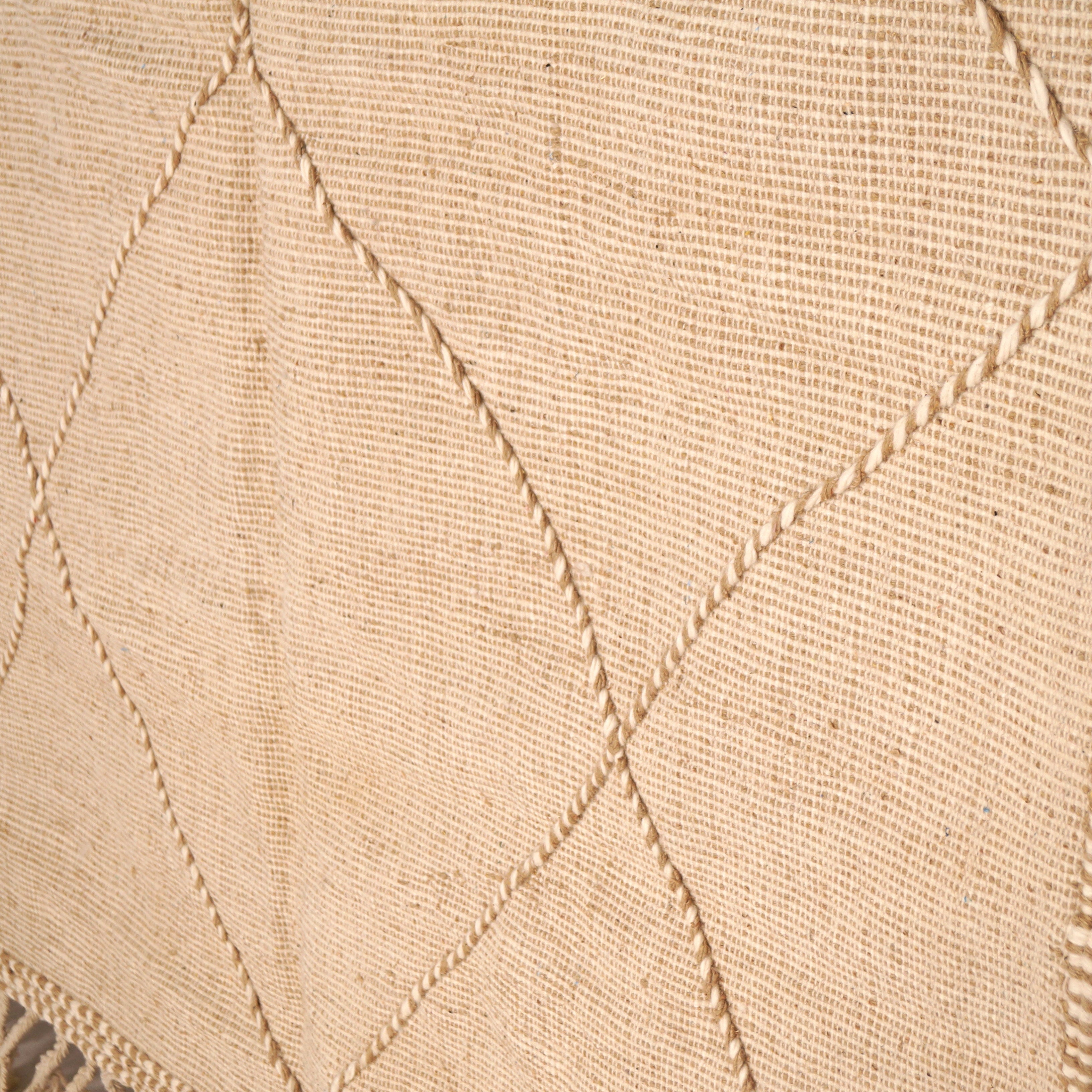 Tapis Zanafi 220 x 160 cm  - Beige Motifs Losange