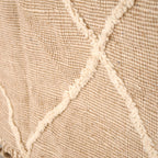 Tapis Zanafi  -  Beige Motifs Losanges
