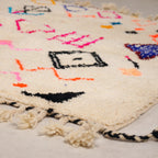 Tapis berbère Azilal - Symboles berbères multicolores
