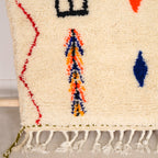 Tapis berbère Azilal - Symboles berbères multicolores