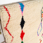 Tapis berbère Azilal - Symboles berbères multicolores