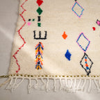 Tapis berbère Azilal - Symboles berbères multicolores