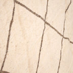 Tapis berbère Kilim - Géométrique marron