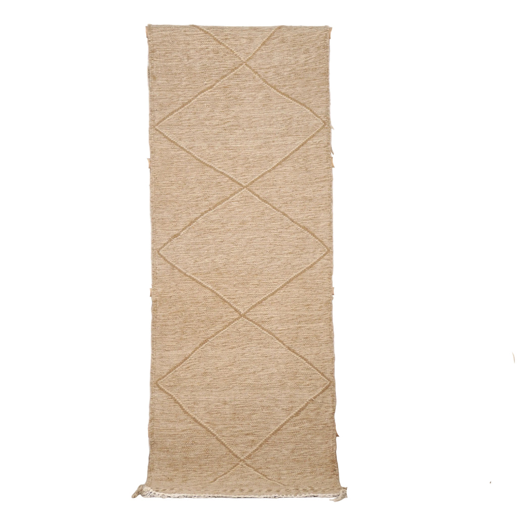 Tapis de couloir Zanafi - Beige 270 x 76cm