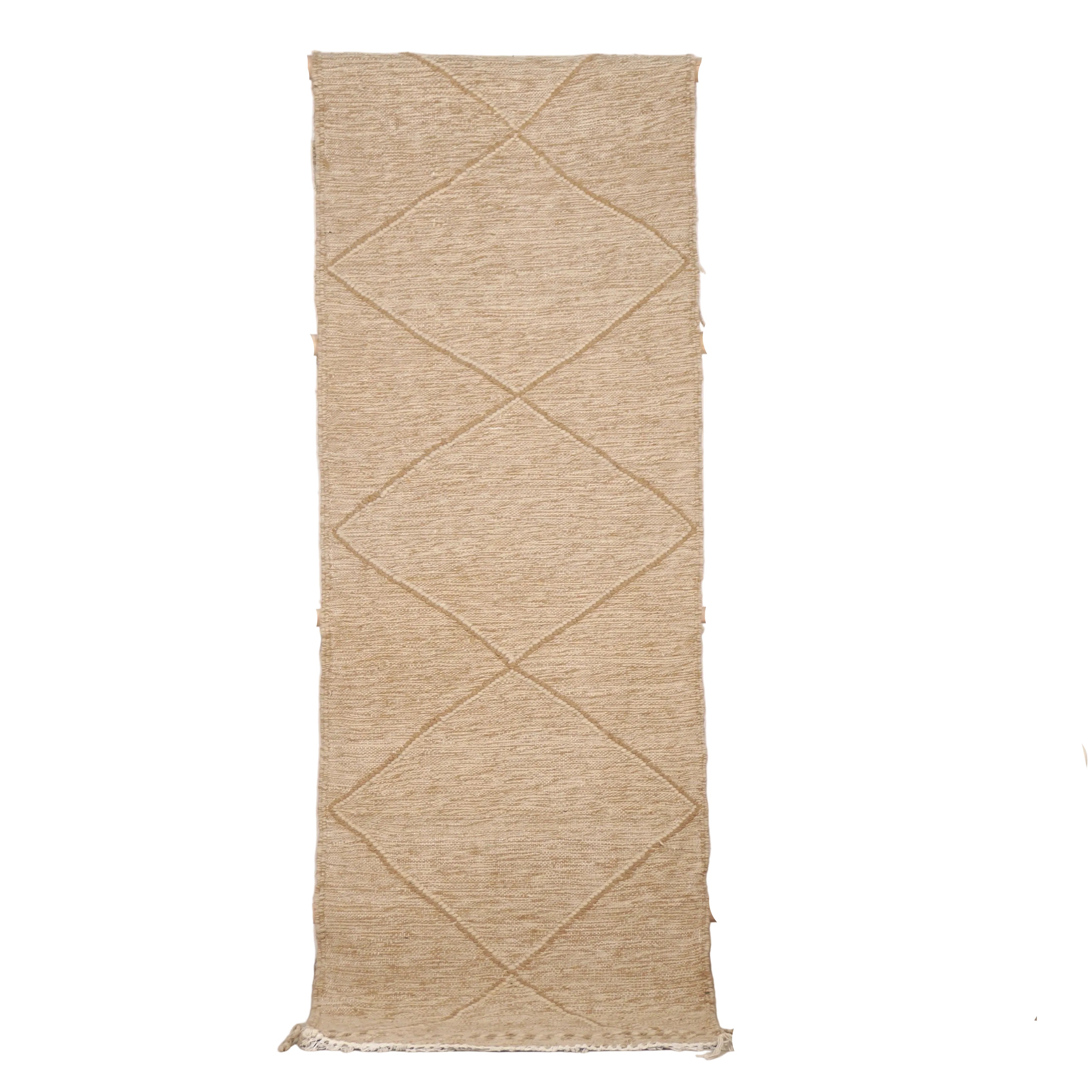 Tapis de couloir Zanafi - Beige 270 x 76cm