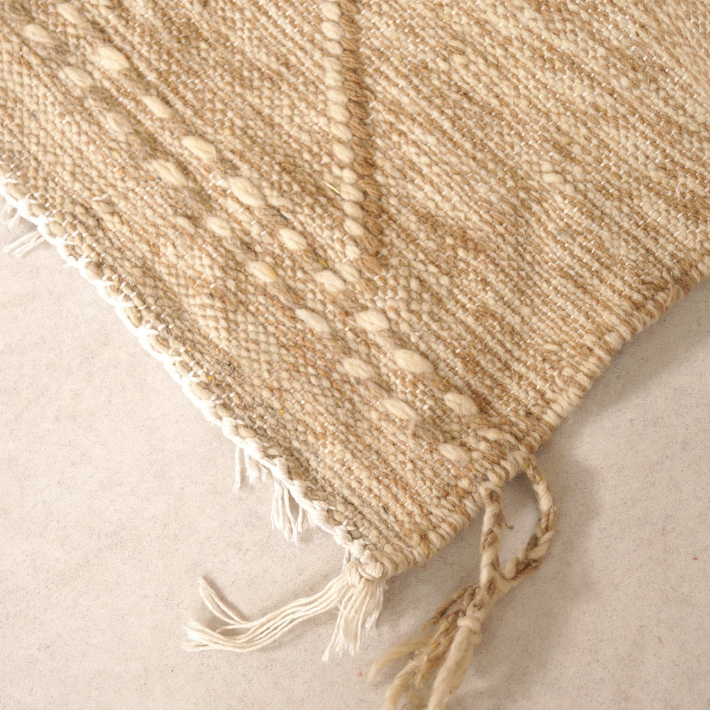 Tapis de couloir Zanafi - Beige 270 x 76cm