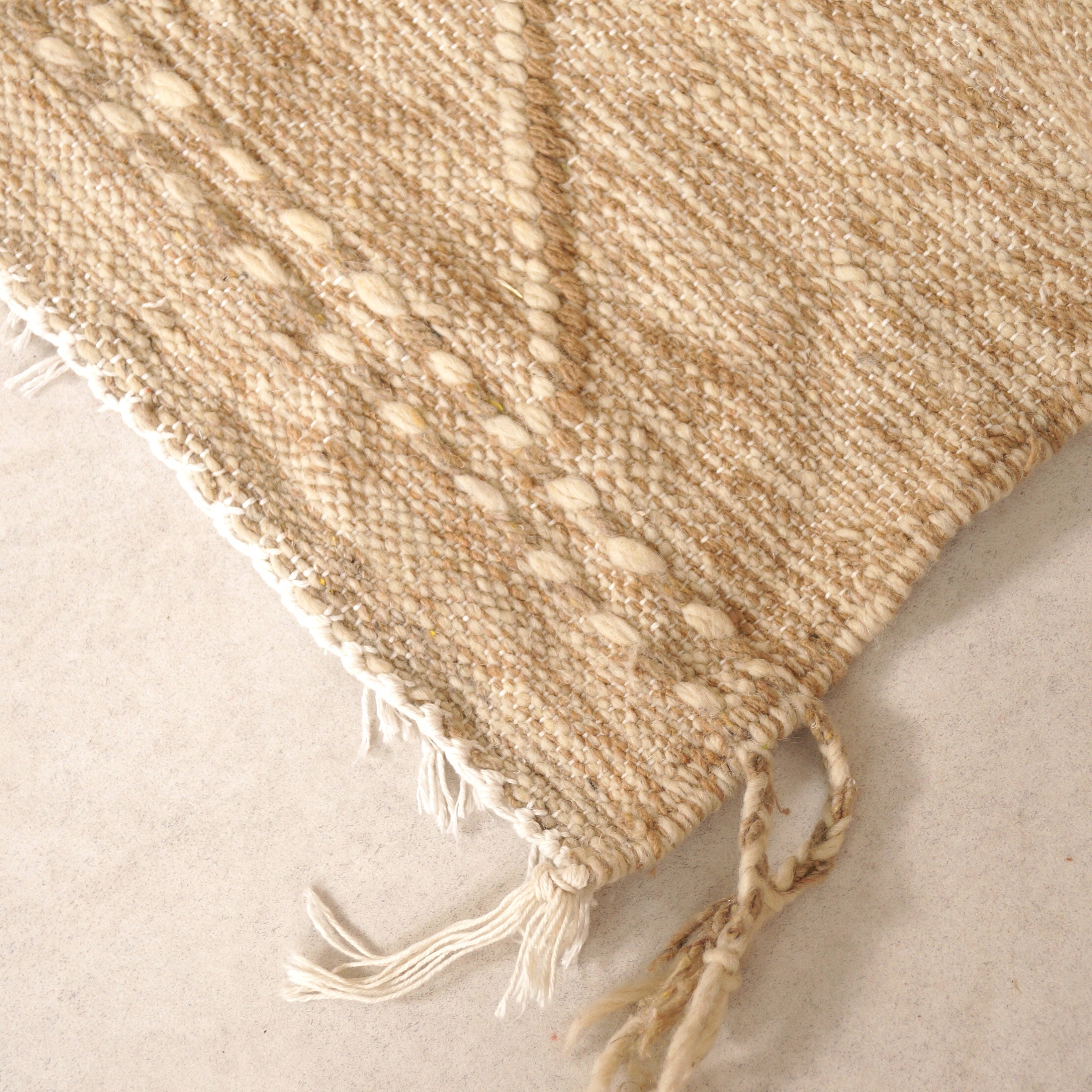 Tapis de couloir Zanafi - Beige 270 x 76cm