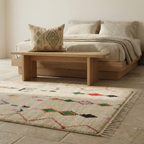 Tapis berbère Azilal - Symboles berbères multicolores